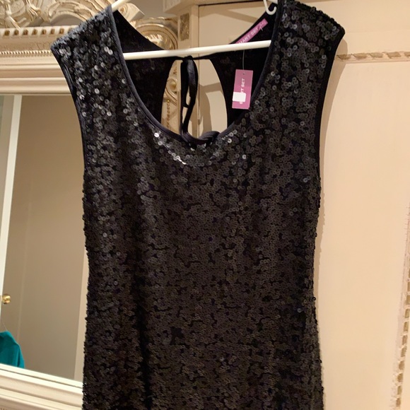 Gorgeous sequin midi black dress .Brand new .size : Large - Picture 2 of 12